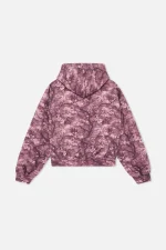 Scuffers Burgundy Zipper with Royal Flower - Image 2