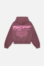 Scuffers Burgundy hoodie from Motor Studios