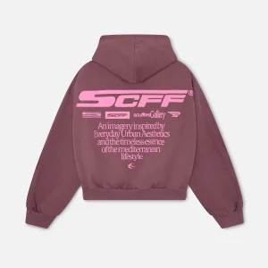 Scuffers Burgundy hoodie from Motor Studios