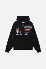 Scuffers By Air Zipper Black Hoodie