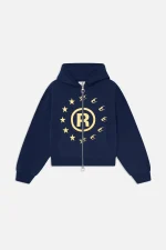 Scuffers Confusing Navy Blue Zipper